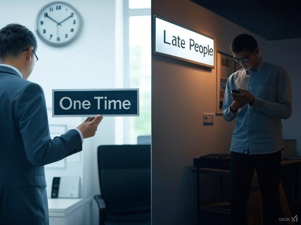 “On Time” vs “Late” People