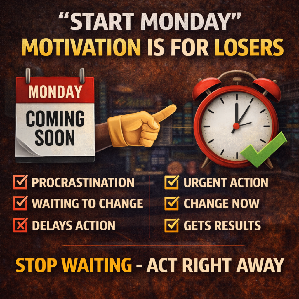 Monday Motivation Is for Losers